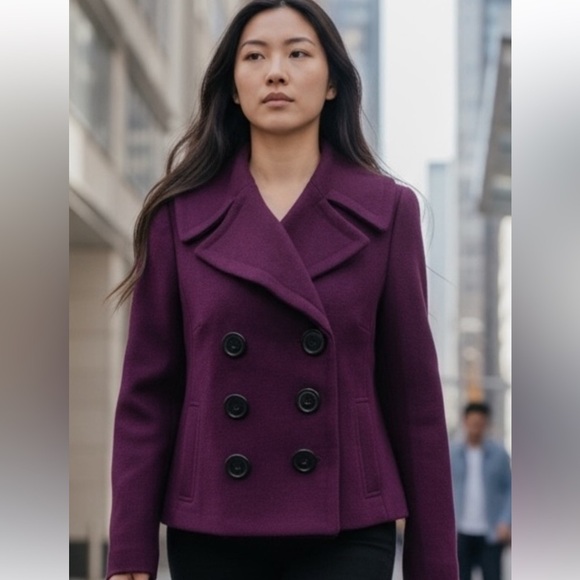 INC International Concepts Jackets & Blazers - Inc purple jacket small double breasted